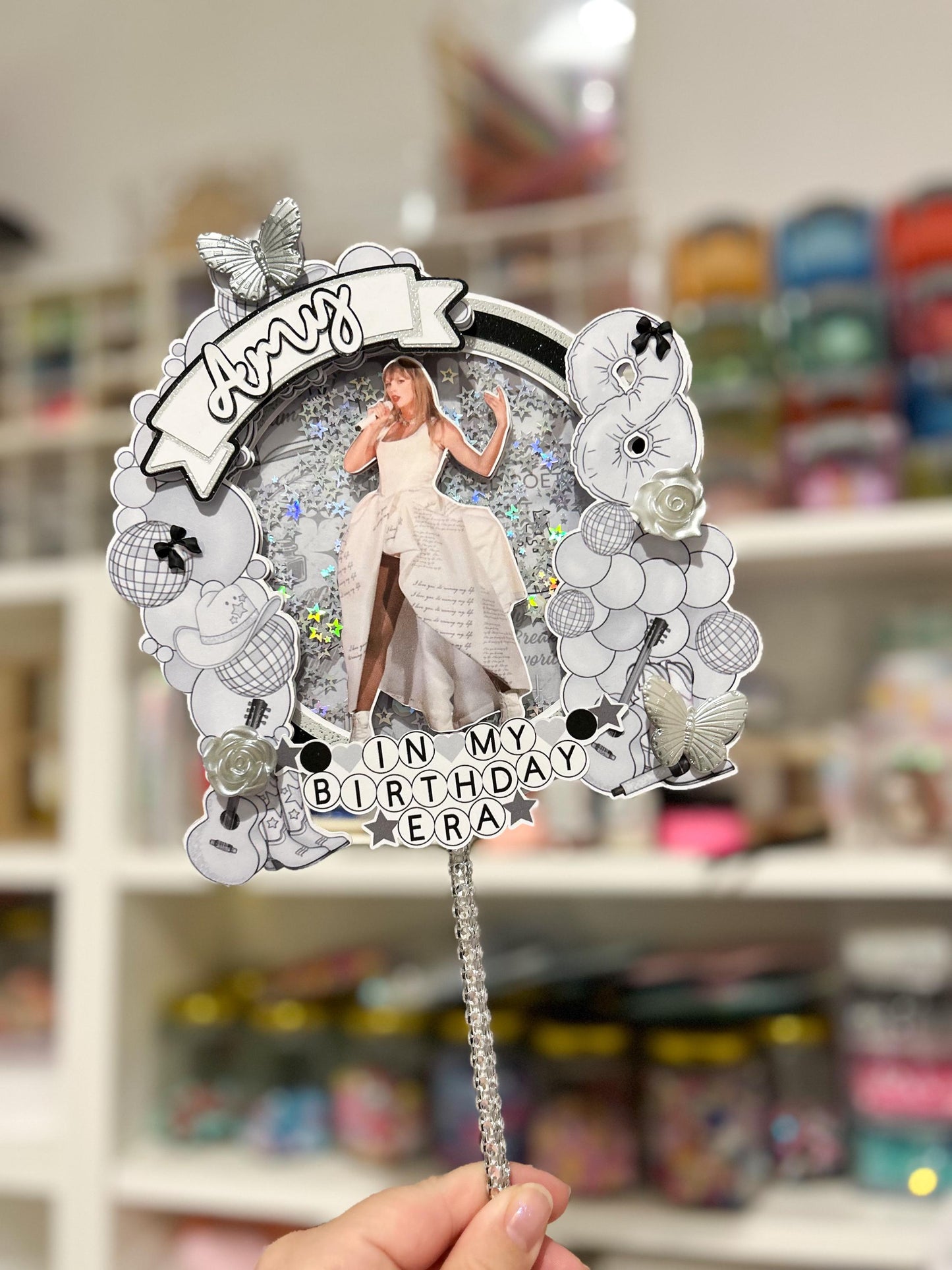 Swiftie inspired Cake Topper TTPD Version | Birthday Party | Personalised