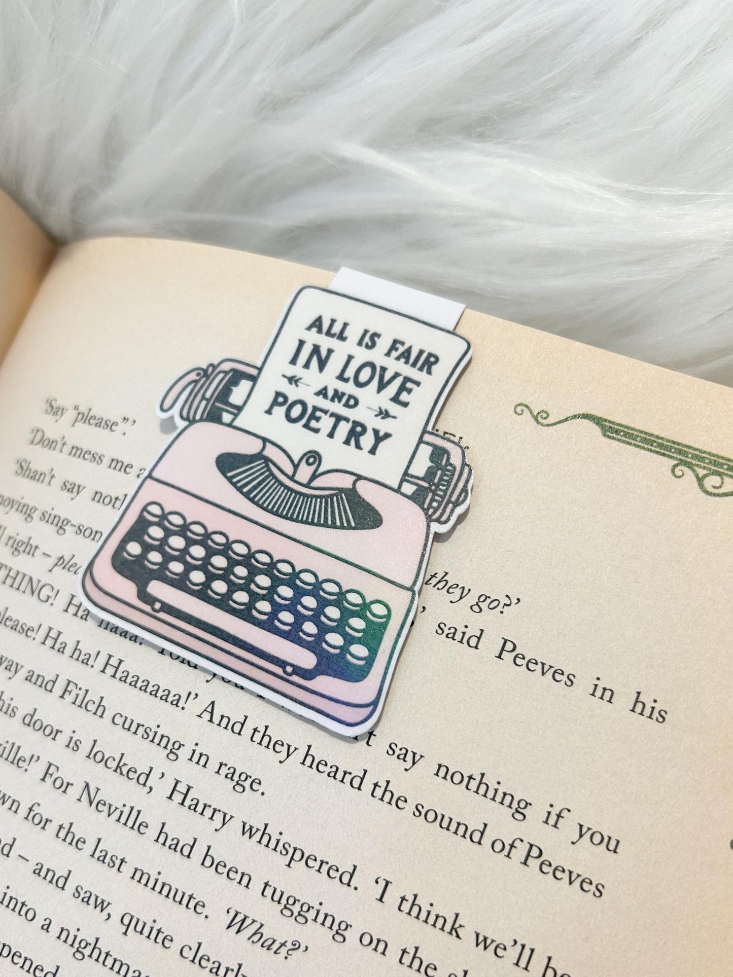 Swiftie Poetry Magnetic Bookmark | All is fair in love and Poetry | TTPD