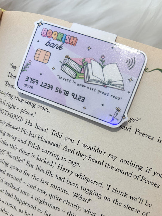 Bookish Bank Magnetic Bookmark