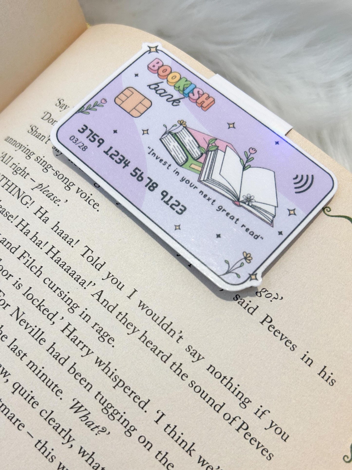 Bookish Bank Magnetic Bookmark