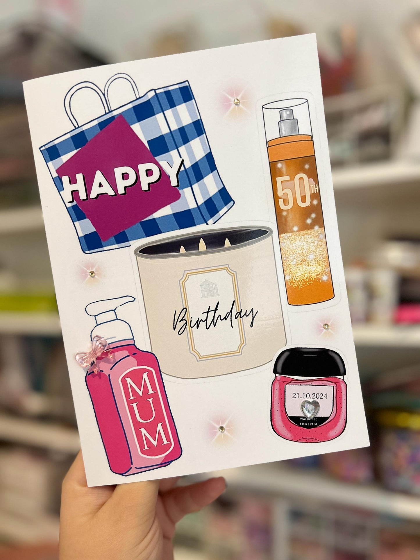 Bath and Body Birthday Card | Personalised | BABW