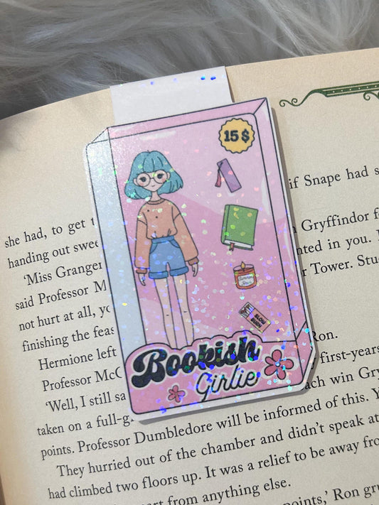 Bookish Girlie Doll Magnetic Bookmark