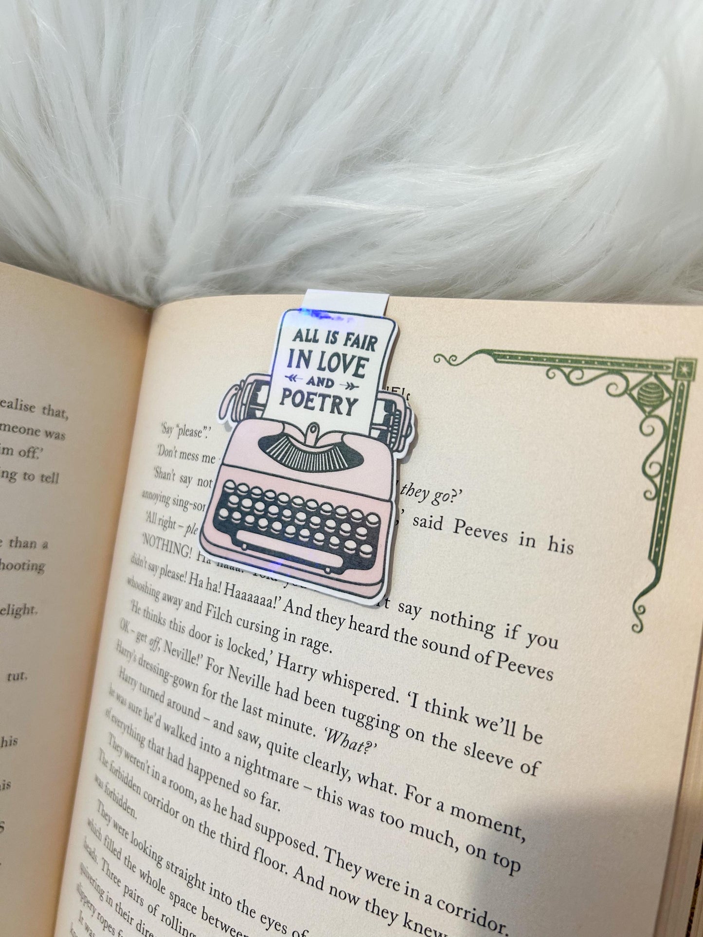 Swiftie Poetry Magnetic Bookmark | All is fair in love and Poetry | TTPD