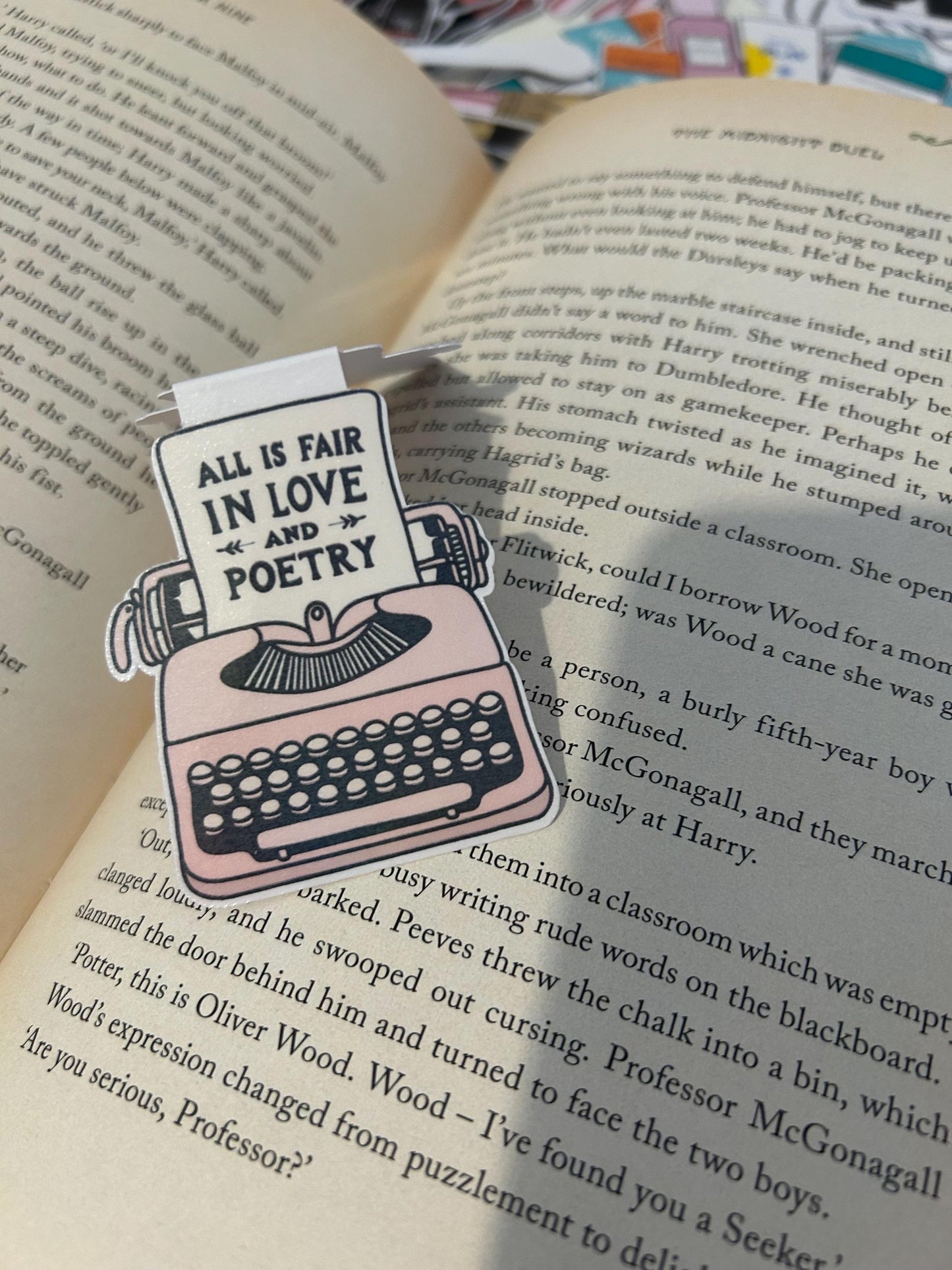 Swiftie Poetry Magnetic Bookmark | All is fair in love and Poetry | TTPD