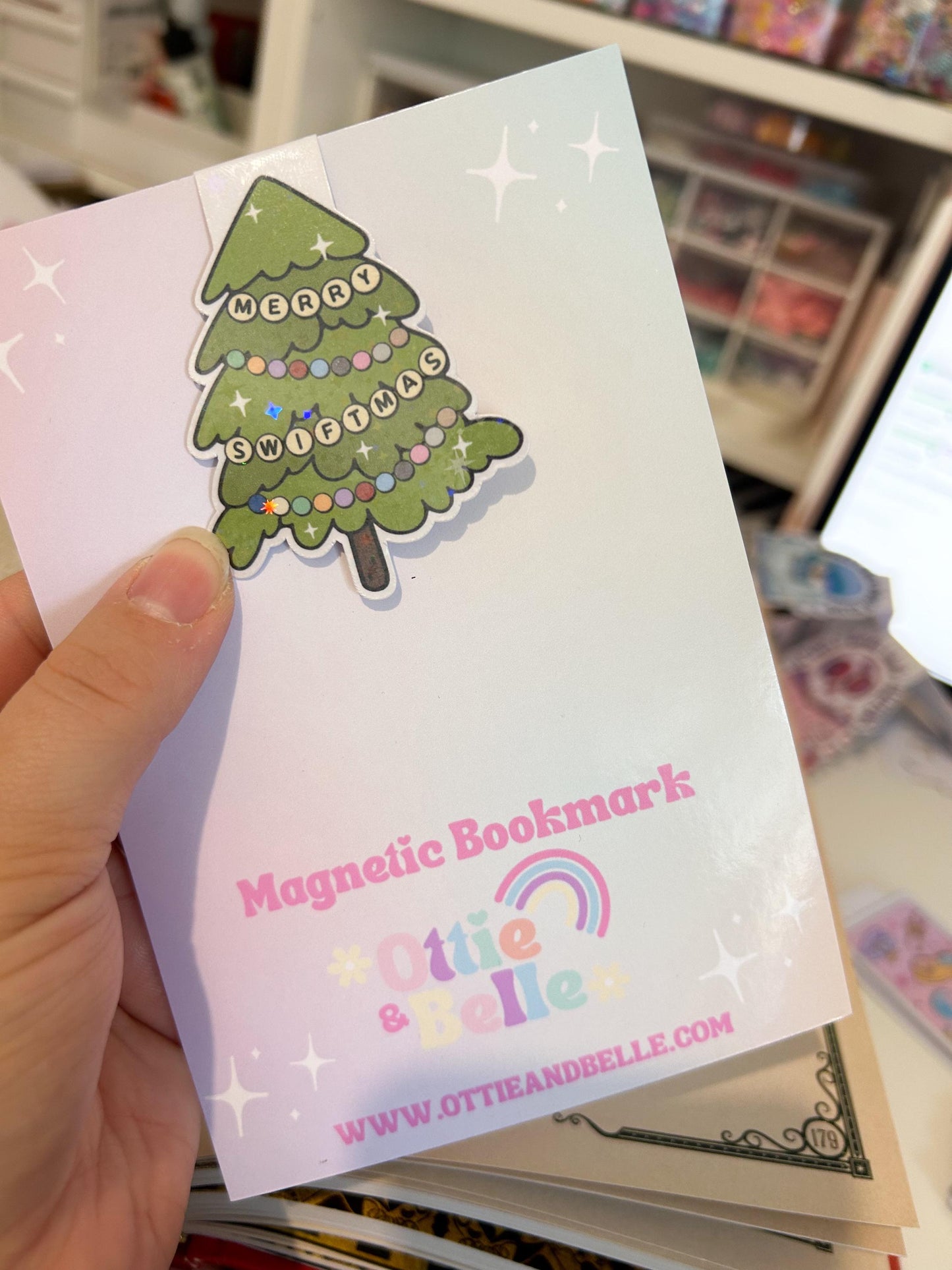 Merry Swiftmas Swiftie Magnetic Bookmark