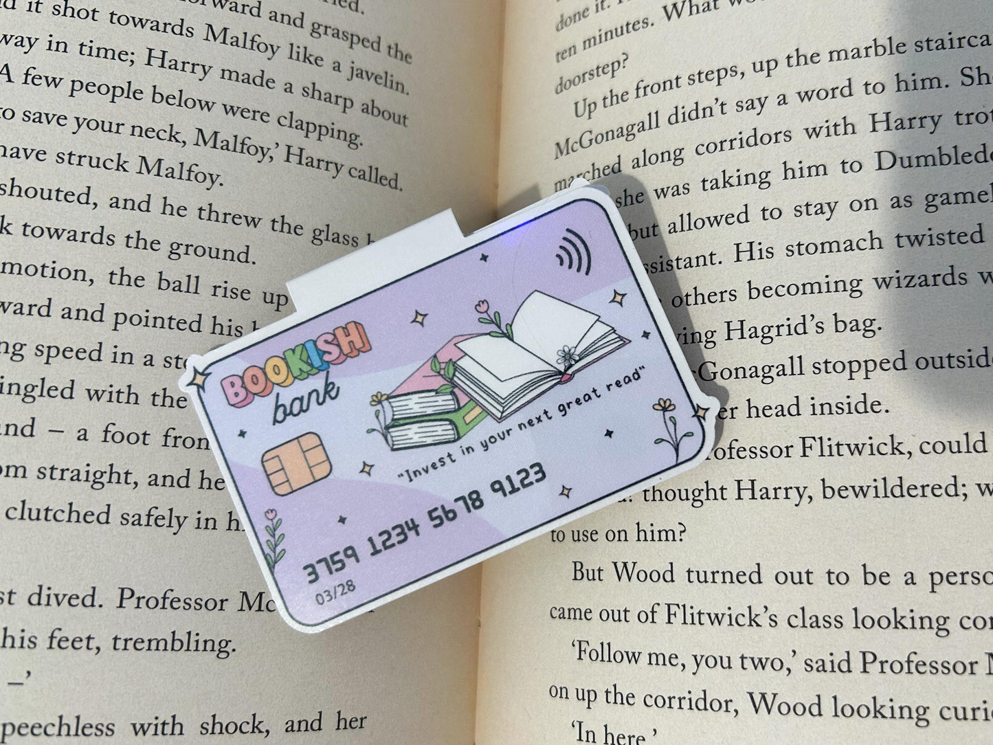 Bookish Bank Magnetic Bookmark