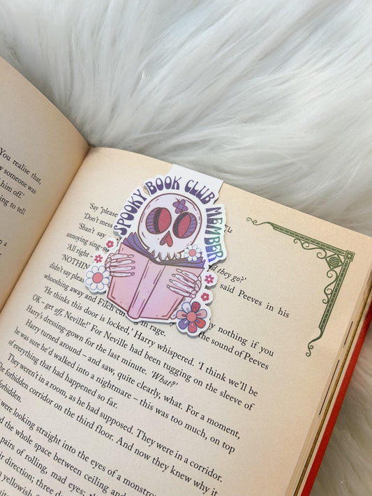 Spooky Book Club Member Magnetic Bookmark