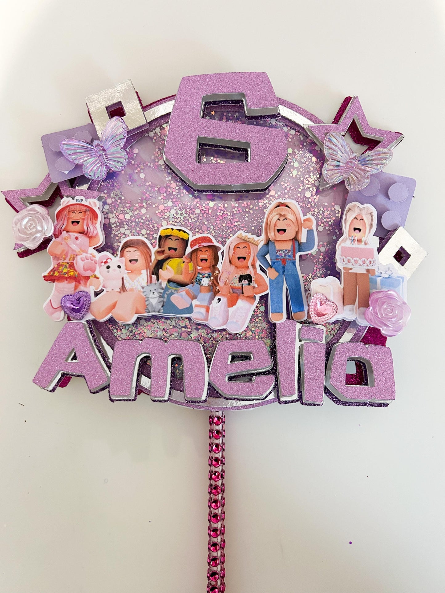 Blox inspired Cake Topper | Birthday Party | Personalised