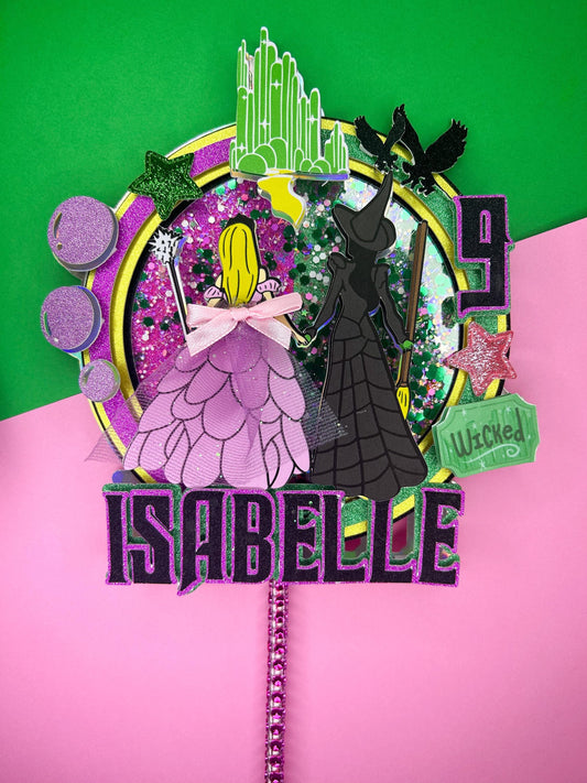Wicked inspired Cake Topper | Birthday Party | Personalised