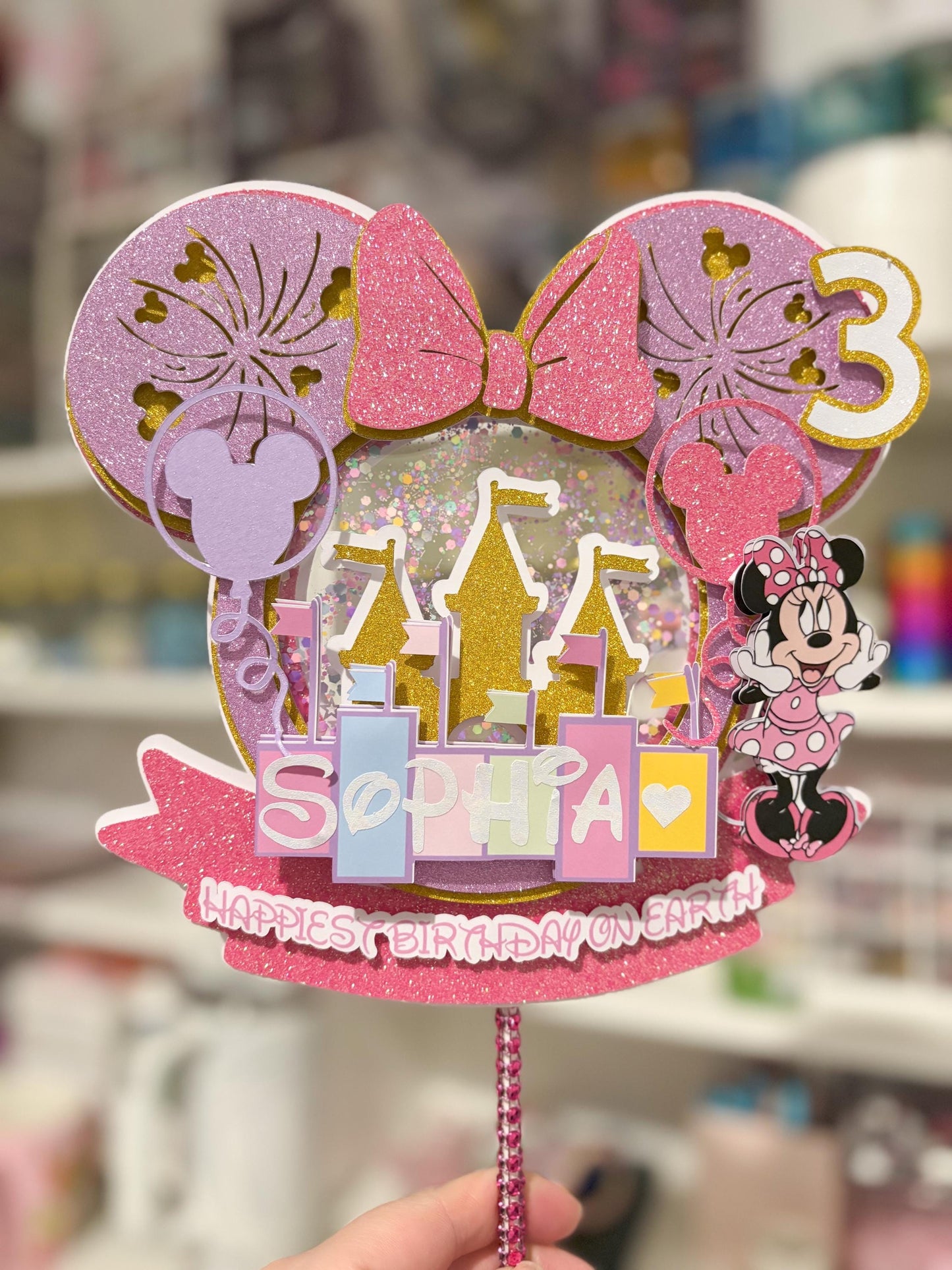 Magical Mouse inspired Cake Topper | Birthday Party | Personalised