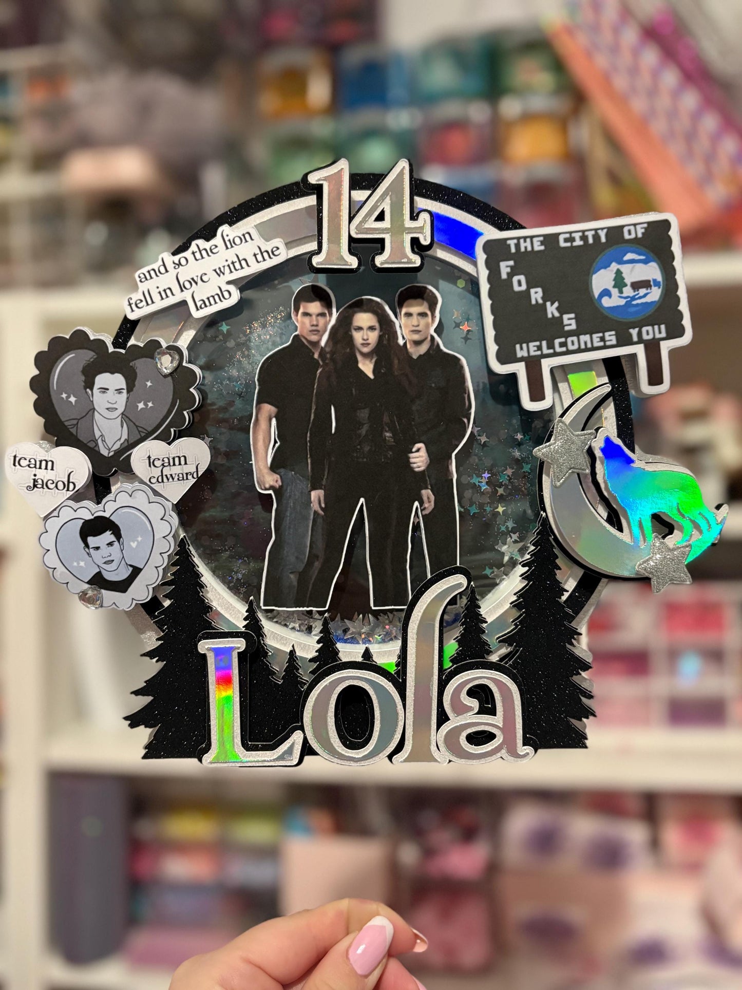 Twilight inspired Cake Topper | Birthday Party | Personalised