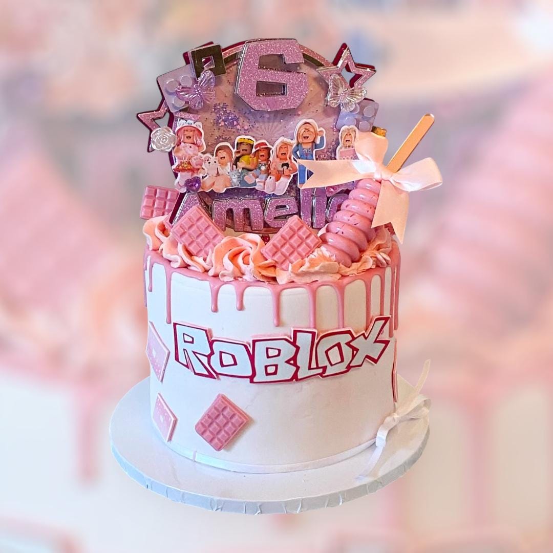 Blox inspired Cake Topper | Birthday Party | Personalised