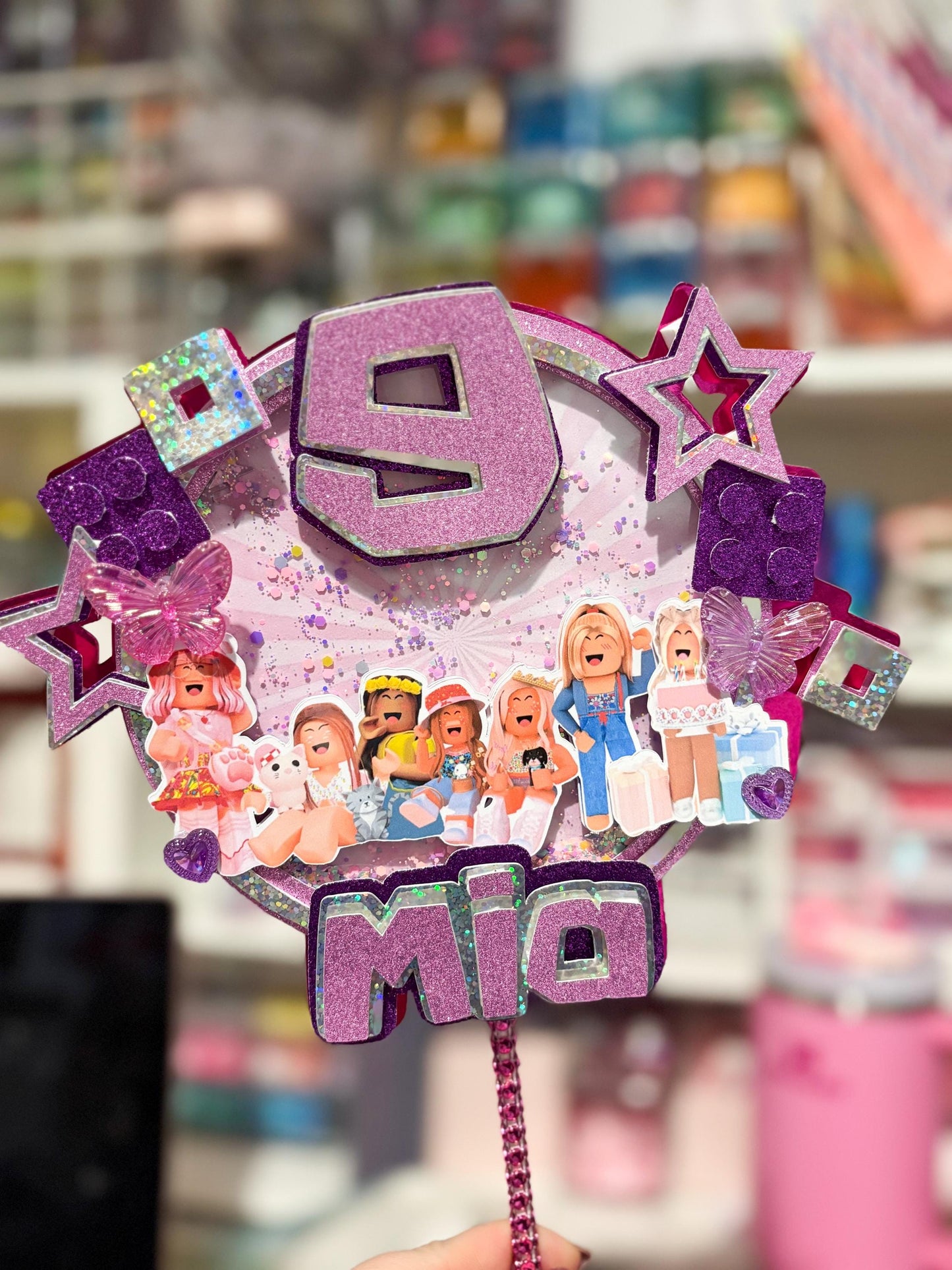 Blox inspired Cake Topper | Birthday Party | Personalised