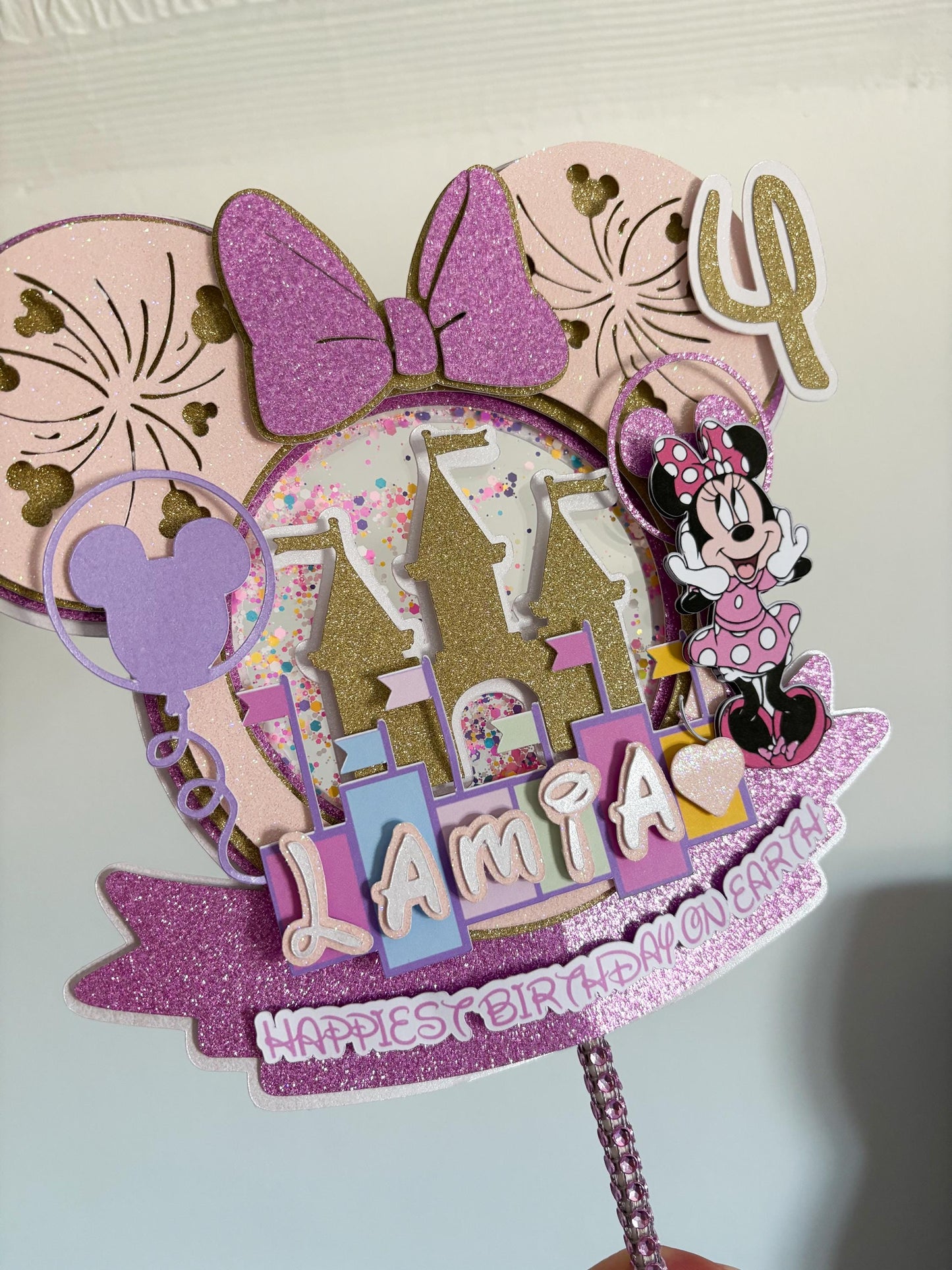 Magical Mouse inspired Cake Topper | Birthday Party | Personalised