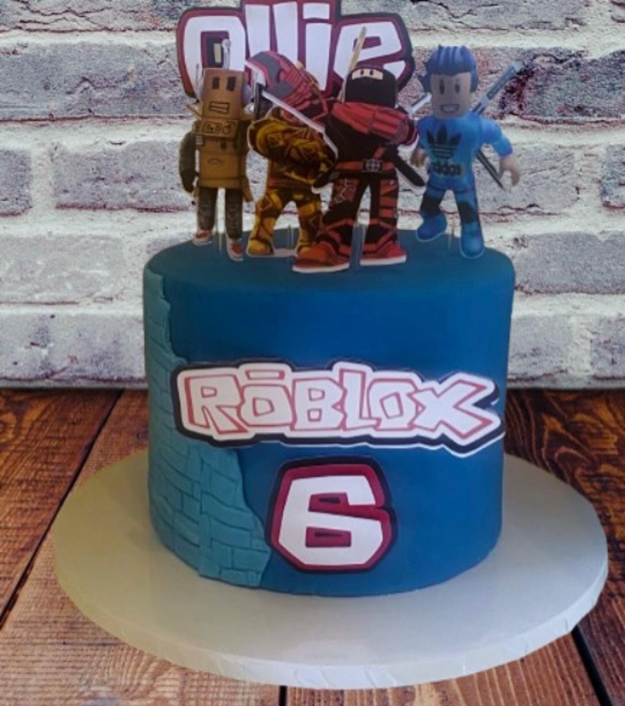 Blox Cake Charms | Birthday Party | Personalised