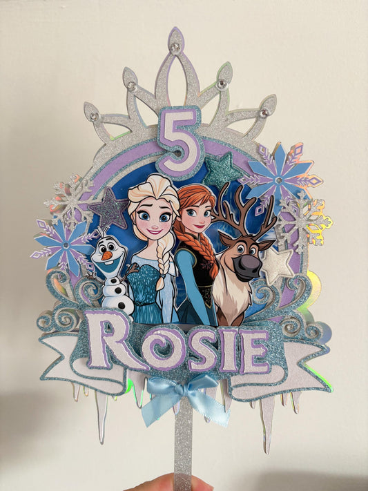 Frozen Cake Topper | Birthday Party | Personalised