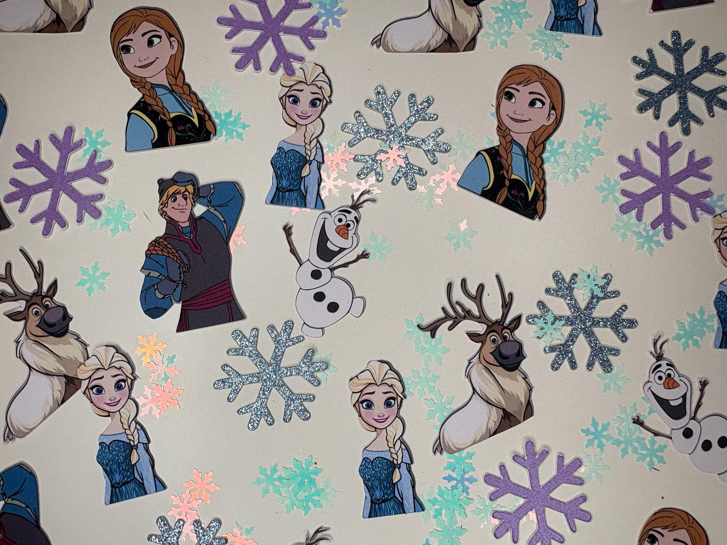Character Birthday Confetti Personalised | Ice Queen