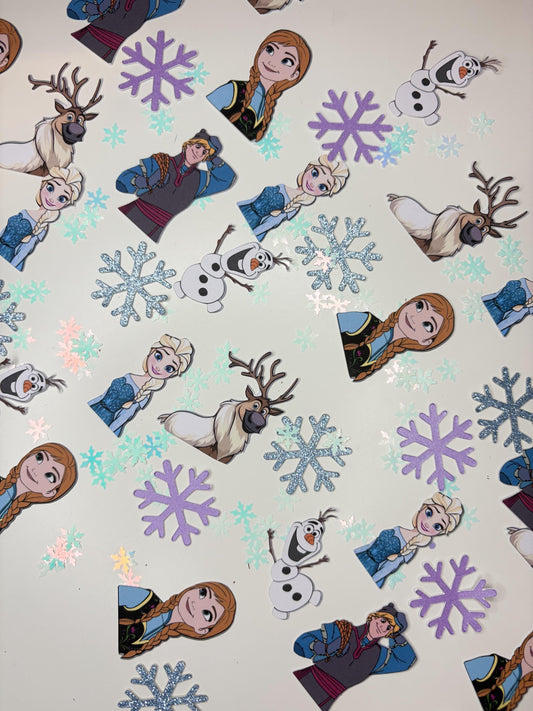 Character Birthday Confetti Personalised | Ice Queen