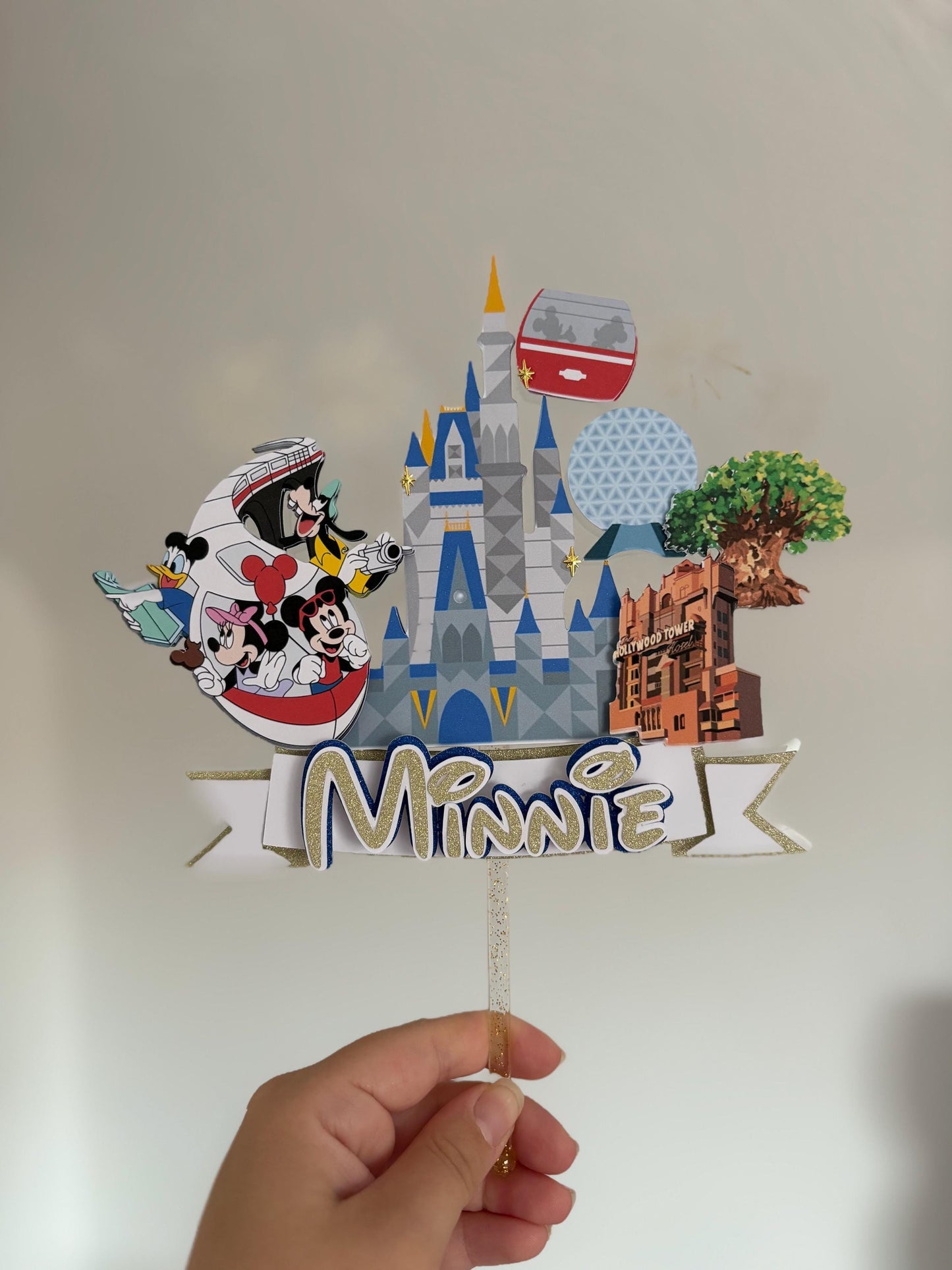 Magical Parks Cake Topper | Birthday Party | Personalised
