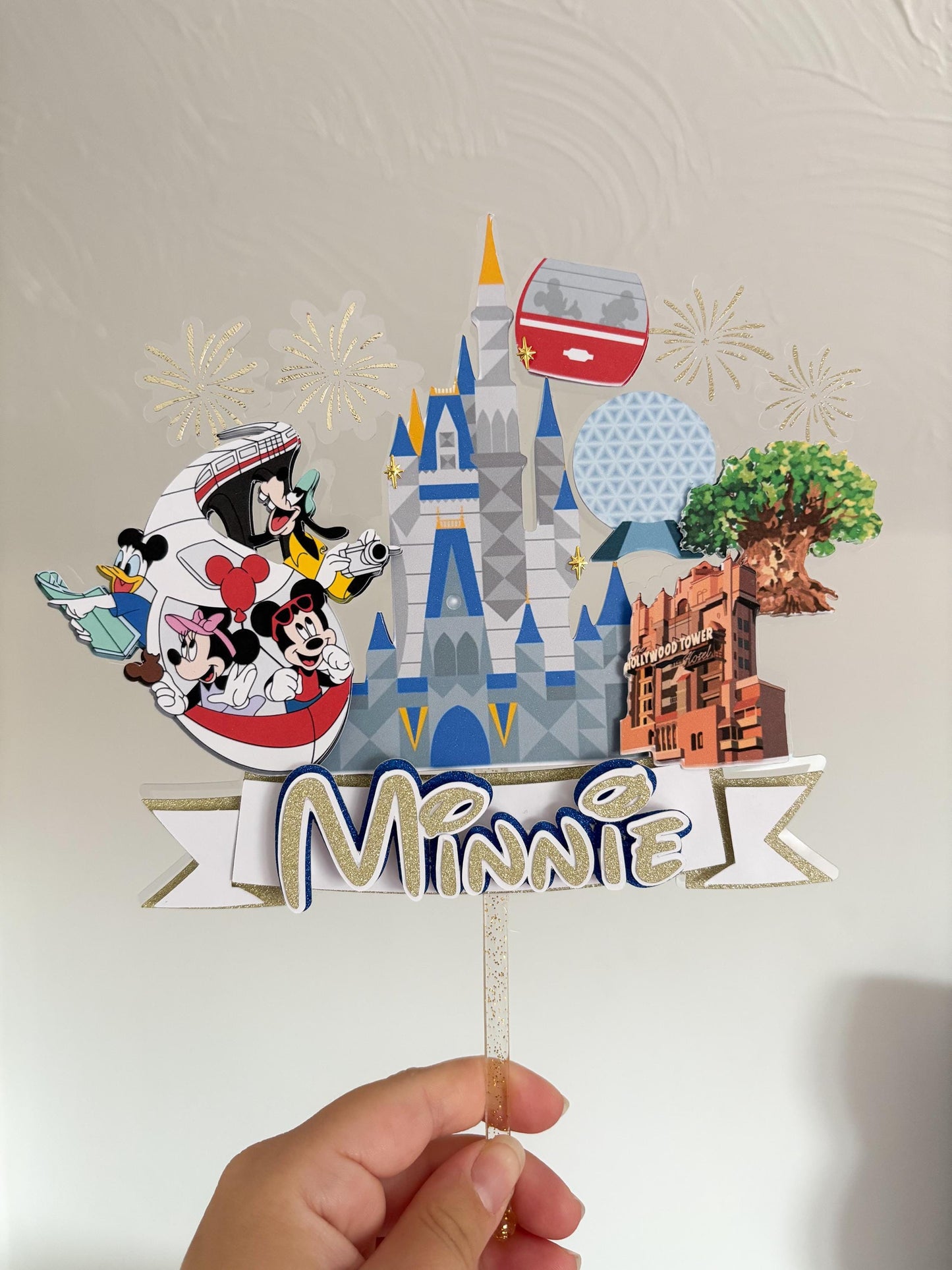 Magical Parks Cake Topper | Birthday Party | Personalised