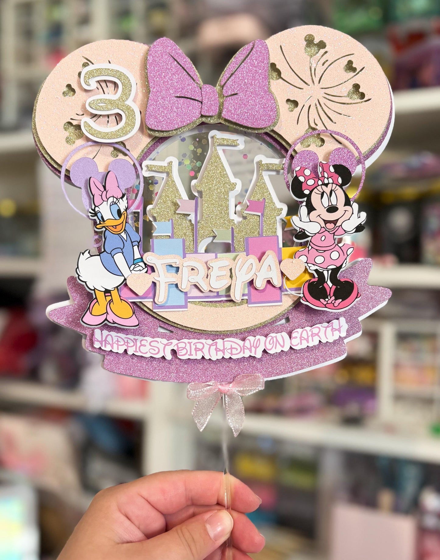 Magical Mouse inspired Cake Topper | Birthday Party | Personalised